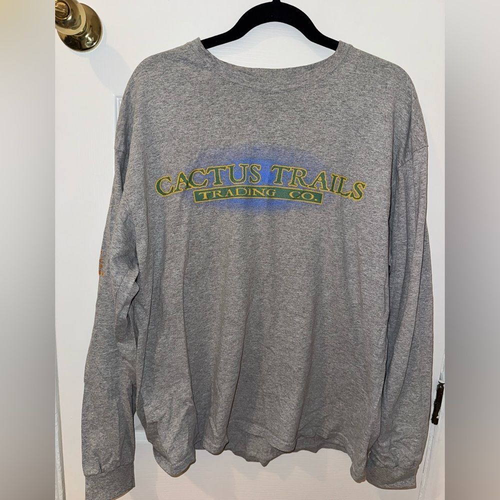 Travis Scott Cactus Trails Trading Co Gray Long Sleeve Shirt